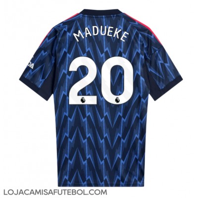 Camisa de Futebol Arsenal Noni Madueke #20 Equipamento Secundário 2025-26 Manga Curta Camisa de Futebol Arsenal Noni Madueke #20 Equipamento Secundário 2025-26 Manga Curta